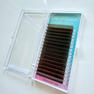 Eyelashes Tray Brown
