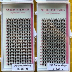 Wispy Double Wispy Camellia Eyelash 15d To 40d, Thickness 0.05/0.07, Lenght 10mm To 20mm Made In Viet Nam