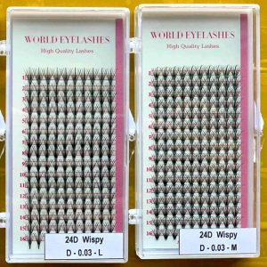 Wispy Double Wispy Camellia Eyelash 15d To 40d, Thickness 0.05/0.07, Lenght 10mm To 20mm Made In Viet Nam