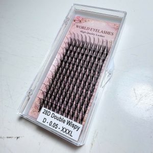 Wispy Double Wispy Camellia Eyelash 15d To 40d, Thickness 0.05/0.07, Lenght 10mm To 20mm Made In Viet Nam