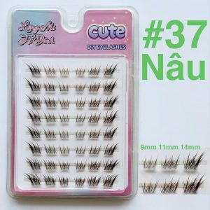Customize Premium Natural Cluster Lashes Glue Water Strong Hold Proof Pre Glued Self Adhesive Cluster Lashes