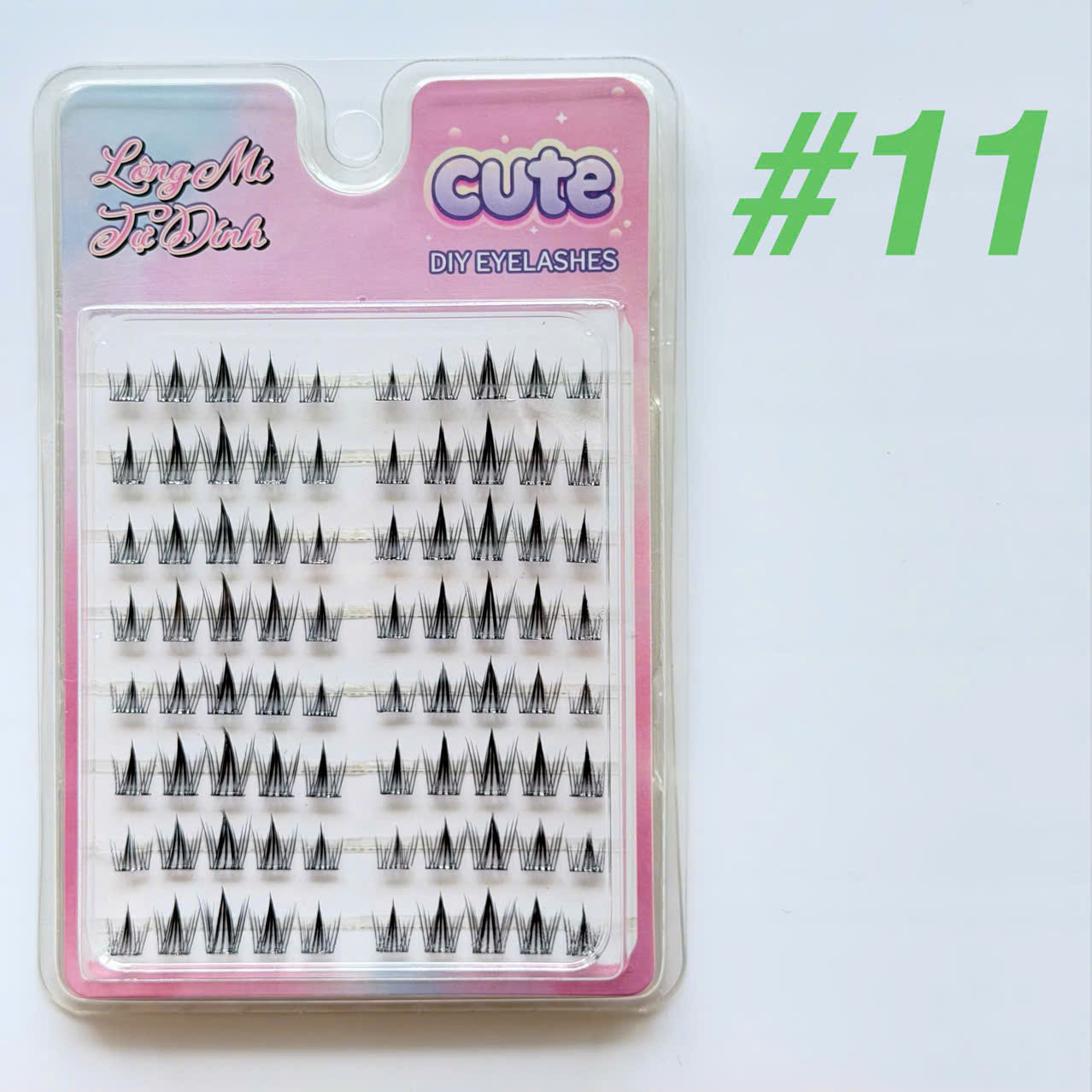 Customize Premium Natural Cluster Lashes Glue Water Strong Hold Proof Pre Glued Self Adhesive Cluster Lashes Customize Premium Natural Cluster Lashes Glue Water Strong Hold Proof Pre Glued Self Adhesive Cluster Lashes
