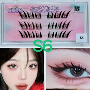 Customize Premium Natural Cluster Lashes Glue Water Strong Hold Proof Pre Glued Self Adhesive Cluster Lashes