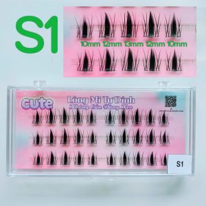 Customize Premium Natural Cluster Lashes Glue Water Strong Hold Proof Pre Glued Self Adhesive Cluster Lashes