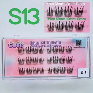 Customize Premium Natural Cluster Lashes Glue Water Strong Hold Proof Pre Glued Self Adhesive Cluster Lashes