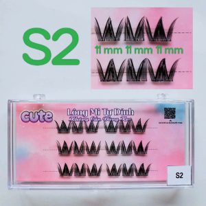 Customize Premium Natural Cluster Lashes Glue Water Strong Hold Proof Pre Glued Self Adhesive Cluster Lashes