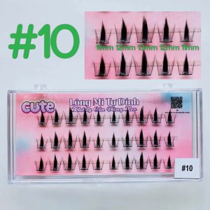 Customize Premium Natural Cluster Lashes Glue Water Strong Hold Proof Pre Glued Self Adhesive Cluster Lashes