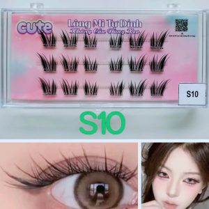 Customize Premium Natural Cluster Lashes Glue Water Strong Hold Proof Pre Glued Self Adhesive Cluster Lashes