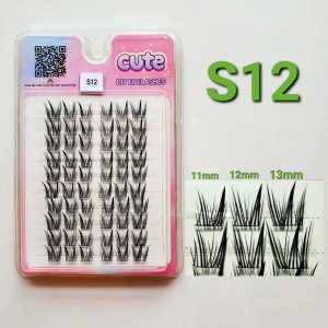 New Large Capacity 3 Lines 10 Lines Mischievous Elf Exquisite Folding Box Customized Soft Fiber False Eyelash