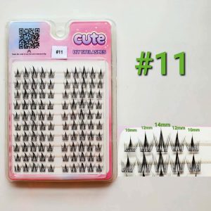 New Large Capacity 3 Lines 10 Lines Mischievous Elf Exquisite Folding Box Customized Soft Fiber False Eyelash