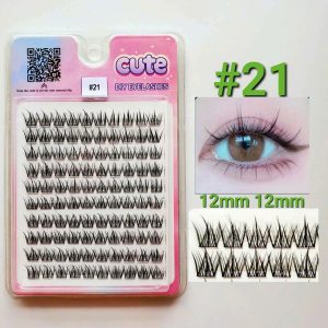 New Large Capacity 3 Lines 10 Lines Mischievous Elf Exquisite Folding Box Customized Soft Fiber False Eyelash