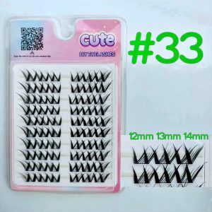 New Large Capacity 3 Lines 10 Lines Mischievous Elf Exquisite Folding Box Customized Soft Fiber False Eyelash