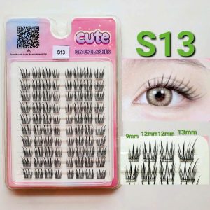 New Large Capacity 3 Lines 10 Lines Mischievous Elf Exquisite Folding Box Customized Soft Fiber False Eyelash