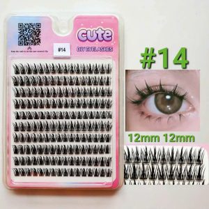 New Large Capacity 3 Lines 10 Lines Mischievous Elf Exquisite Folding Box Customized Soft Fiber False Eyelash