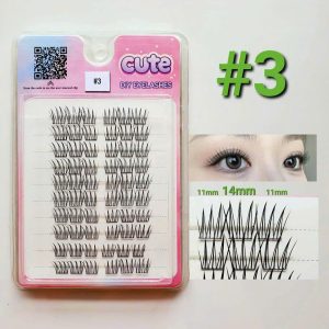 New Large Capacity 3 Lines 10 Lines Mischievous Elf Exquisite Folding Box Customized Soft Fiber False Eyelash