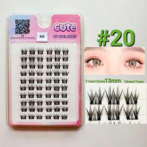 New Large Capacity 3 Lines 10 Lines Mischievous Elf Exquisite Folding Box Customized Soft Fiber False Eyelash