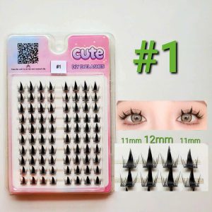 New Large Capacity 3 Lines 10 Lines Mischievous Elf Exquisite Folding Box Customized Soft Fiber False Eyelash