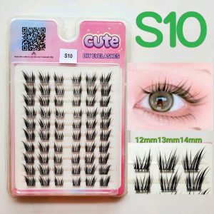 New Large Capacity 3 Lines 10 Lines Mischievous Elf Exquisite Folding Box Customized Soft Fiber False Eyelash