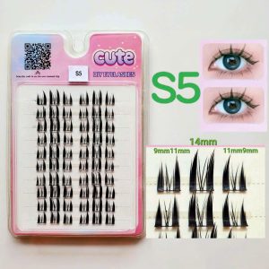 New Large Capacity 3 Lines 10 Lines Mischievous Elf Exquisite Folding Box Customized Soft Fiber False Eyelash