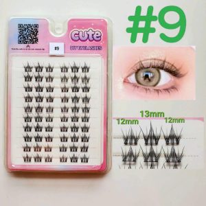 New Large Capacity 3 Lines 10 Lines Mischievous Elf Exquisite Folding Box Customized Soft Fiber False Eyelash