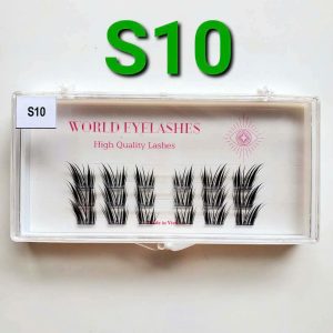 New Large Capacity 3 Lines 10 Lines Mischievous Elf Exquisite Folding Box Customized Soft Fiber False Eyelash