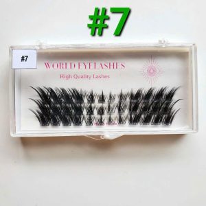 New Large Capacity 3 Lines 10 Lines Mischievous Elf Exquisite Folding Box Customized Soft Fiber False Eyelash
